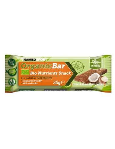 Organic Bar Coconut-macadamia Barretta 30 G