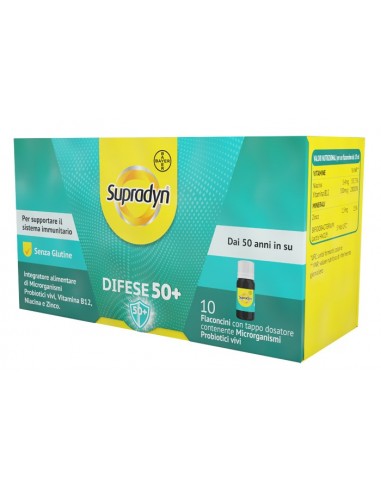 Supradyn Difese 50+ 10 Flaconcini 10 Ml