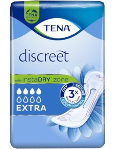 Assorbente Incontinenza Leggera Tena Discreet Extra 10 Pezzi