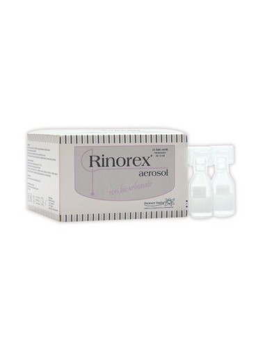 Fiala Per Aerosol Rinorex Bicarbonato 3 Ml 25 Pezzi