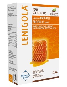 Lenigola 20 Perle Softgel Caps Liquirizia