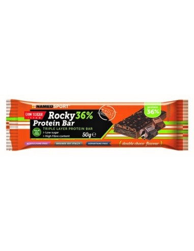 Rocky 36% Protein Bar Double Choco Box Da 12 Barrette Da 50g