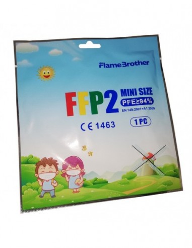 Flame Brother Mascherina Ffp2 Mini Size Model Fb01 1 Pezzo