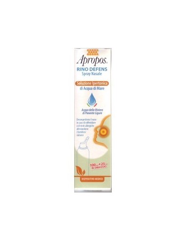 Apropos Rino Defens Soluzione Ipertonica 125 Ml