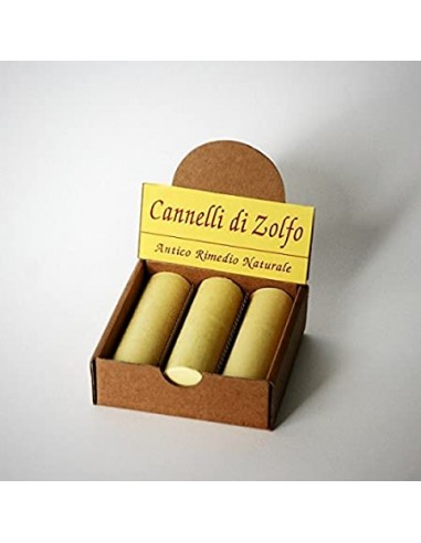 Cannelli Di Zolfo 3 Pezzi