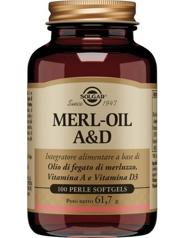 Merl Oil A&d 100 Perle Softgel