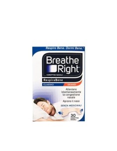 Cerotti Nasali Breath Right Classici 30 Pezzi