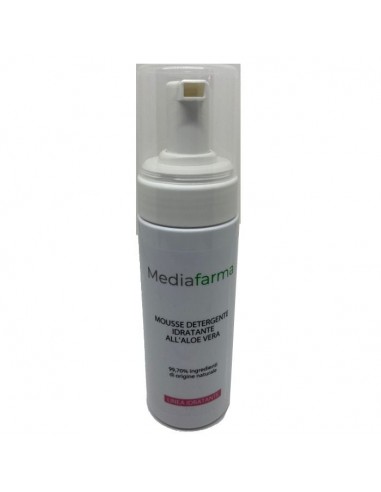 Mousse Detergente Idratante All'aloe Vera Mediafarma 150 Ml