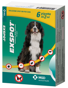 Exspot*spot-on Soluz 6 Pipette 2 Ml 715 Mg/ml Cani