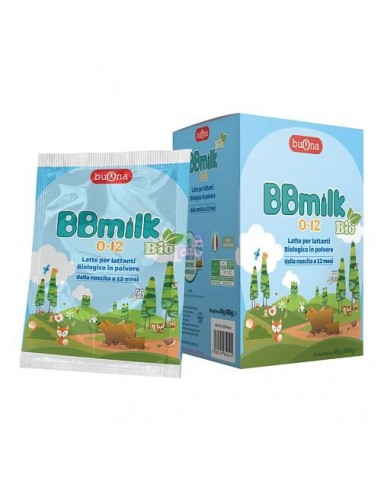 Bbmilk 0-12 Bio Polvere 2 Buste Da 400 G