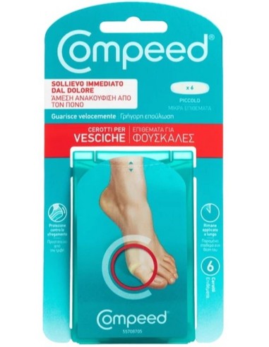 Compeed Cerotti Per Vesciche Piccolo 6 Pezzi