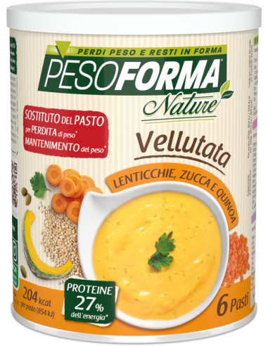 Pesoforma Vellutata di Lenticchie e Zucca - 6 pasti