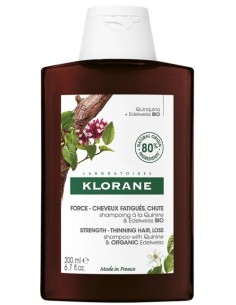 Klorane Shampoo Chinina-stella Alpina Bio 200 Ml