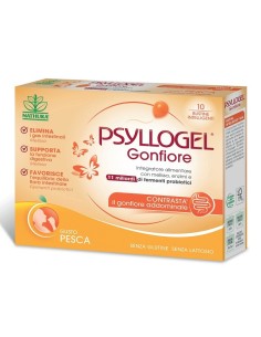 Psyllogel Gonfiore Pesca 10 Bustine