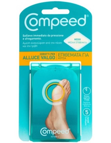 Compeed Cerotti Per Alluce Valgo 5 Pezzi