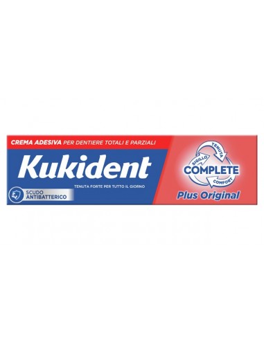 Kukident Plus Original Crema Adesiva Dentiere 40 G