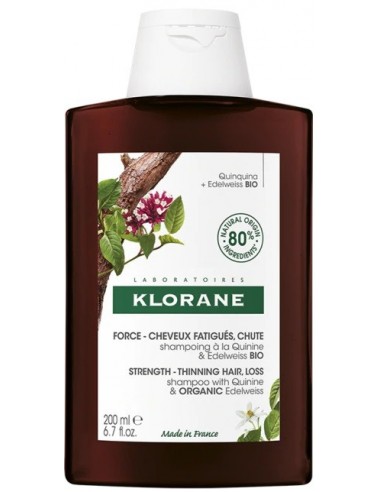 Klorane Shampoo Chinina-stella Alpina Bio 400 Ml