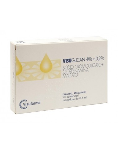 Visuglican*collirio 25 Monod 40 Mg/ml + 2 Mg/ml