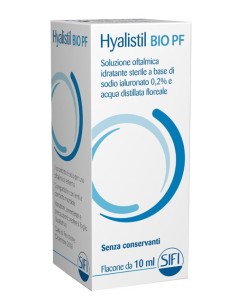 Gocce Oculari Ha 0,2% e Acque Distillate Hyalistil Bio Pf Frutti Rossi 10 Ml