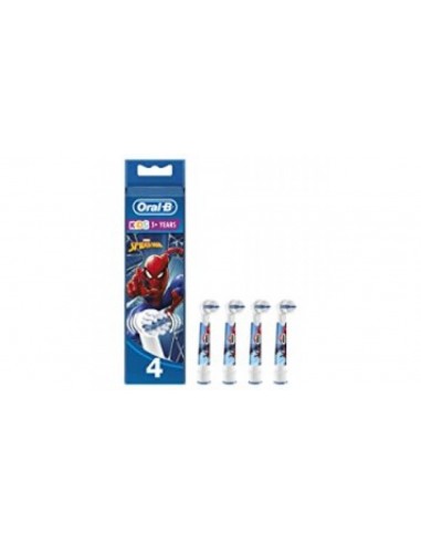 Oralb Kids Spiderman Testine Per Spazzolino Elettrico 4 Pezzi