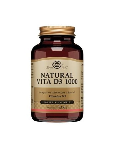 Natural Vita D3 1000 100 Perle Softgel