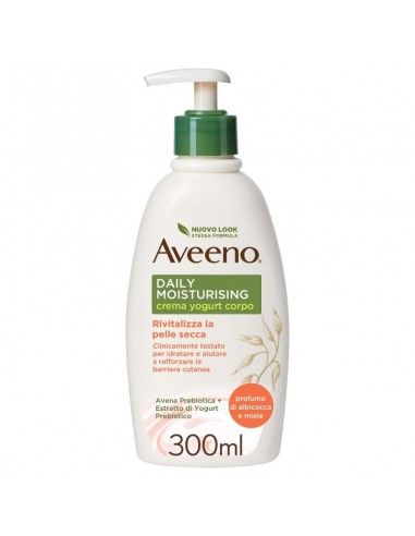 Aveeno Crema Corpo Yogurth Albicocca&miele 300 Ml Promo