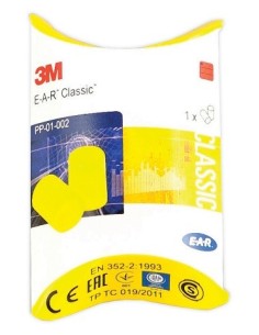 Ear Tappo Auricolare In Spugna 2 Pezzi