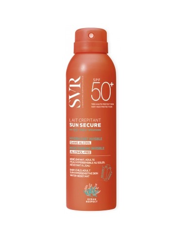 Sun Secure Lait Crepitant Spf50+ 200 Ml