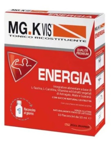 Mgk Vis Tonico Ricostituente Energia 10 Flaconcini Da 10 Ml