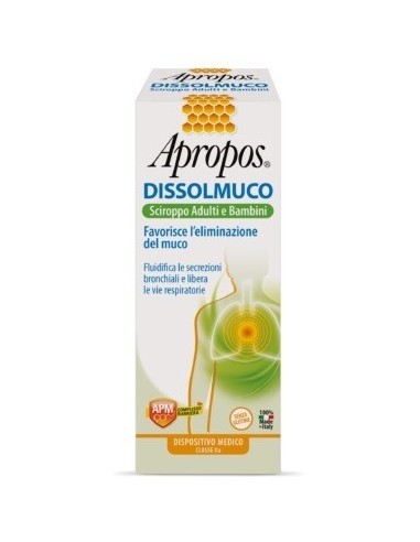 Apropos Dissolmuco Sciroppo Adulti E Bambini 230 G