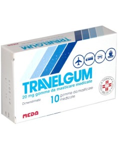Travelgum*10 Gomme Mast 20 Mg