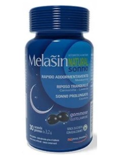 Melasin Natural Sonno 1mg 30 Gommose