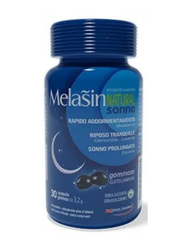 Melasin Natural Sonno 1mg 30 Gommose