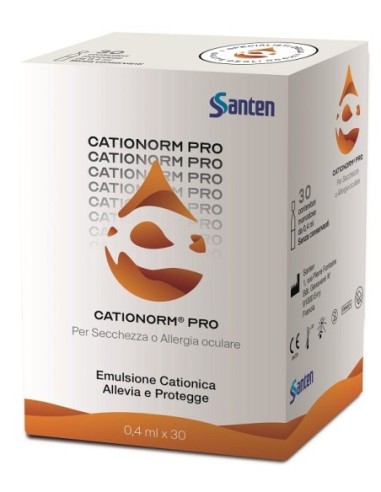 Cationorm Pro Ud 30 Flaconcini Monodose Da 0,4 Ml