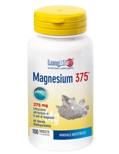 Longlife Magnesium 375 Mg 100 Tavolette