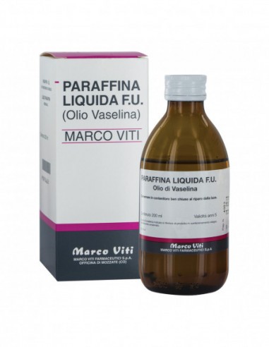 Paraffina Liquida Fu Olio Vaselina 200 Ml Con Astuccio