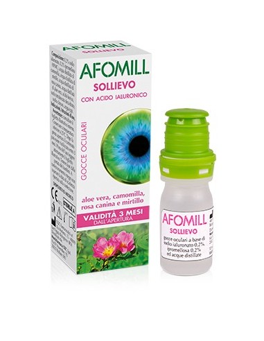 Afomill Sollievo Gocce Oculari Sollievo Occhi 10 Ml