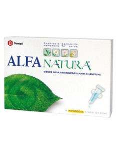 Alfa Natura Gocce Oculari 10 Flaconcini Monodose 0,5 Ml