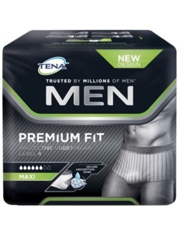 Mutandina Assorbente Maschile Tena Men Premium Fit Livello 4taglia Medium 10 Pezzi