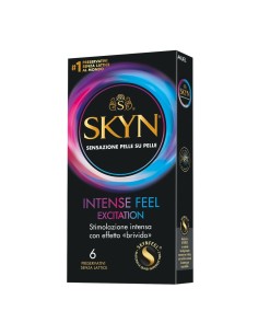 Profilattico Ansell Akuel Skyn Intense Feel Excitation 6 Pezzi