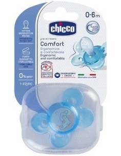 Chicco Succhietto Comfort Boy In Silicone 0-6 Mesi 1 Pezzo
