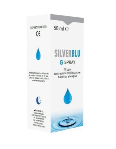 Silver Blu G Spray Via Orale Contrasta La Proliferazione Batterica E Fungina 50 Ml