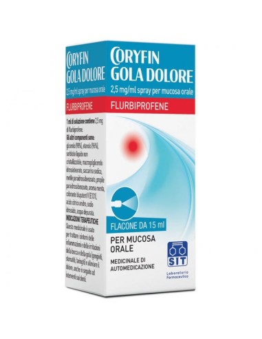 Coryfin Gola Dolore*spray Mucosa Orale 15 Ml 0,25%