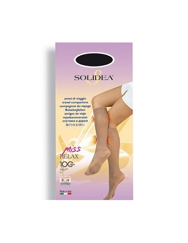 Miss Relax 100 Sheer Gambaletto Camel 1