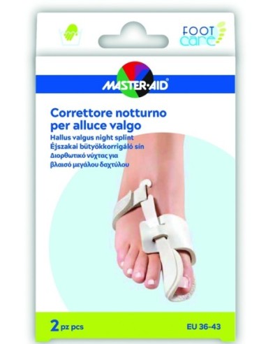 Master-aid Foot Care Correttore Notte Alluce Valgo Eu 36-432 Pezzi