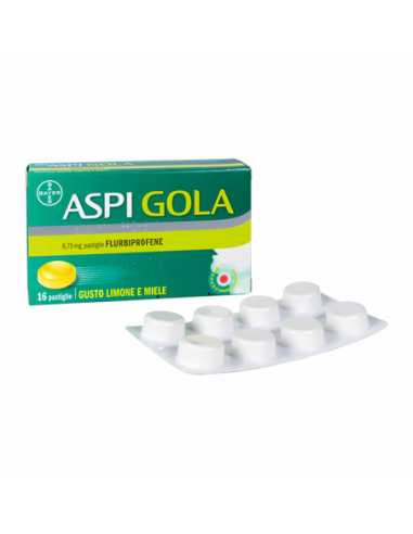 Aspi Gola*16 Pastiglie 8,75 Mg Limone Miele