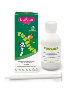 Tussina Flacone Mangime Complementare Cani Gatti Con Siringadosatrice Forma Liquida 100 G Buonapet