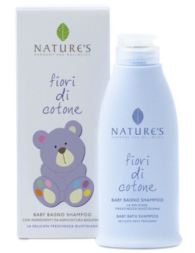 Nature's Fiori Di Cotone Baby Bagno Shampoo