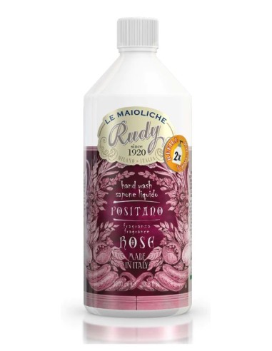 Maioliche Ricarica Sapone Positano Rose 1 L