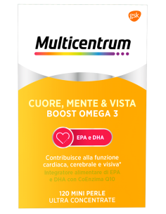 Multicentrum Cuore Mente E Vista Boost Omega 3 120 Mini Perle